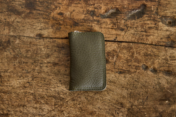 Olive Leather Manicure Set