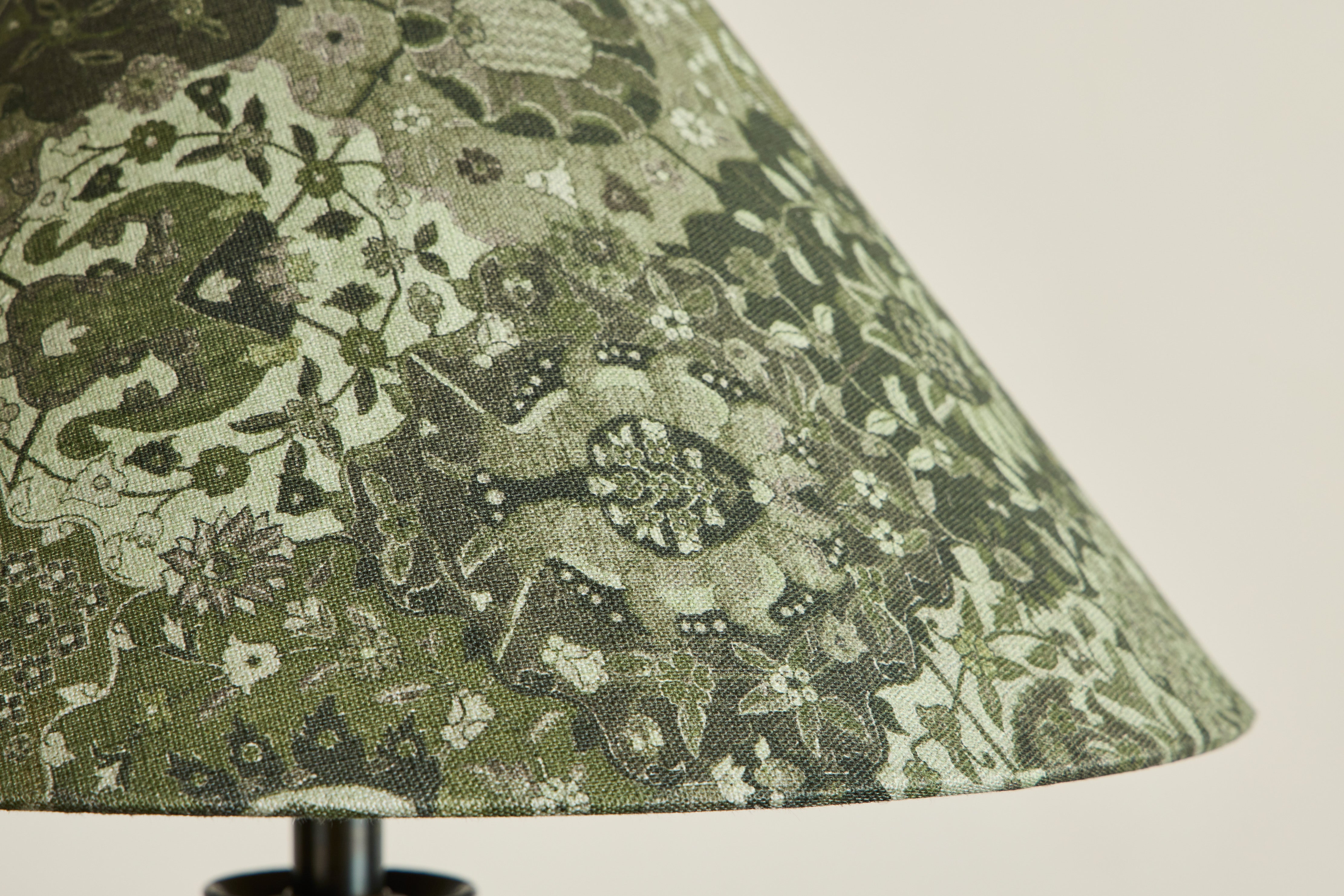 Linen Lampshade in Caspar, Juniper