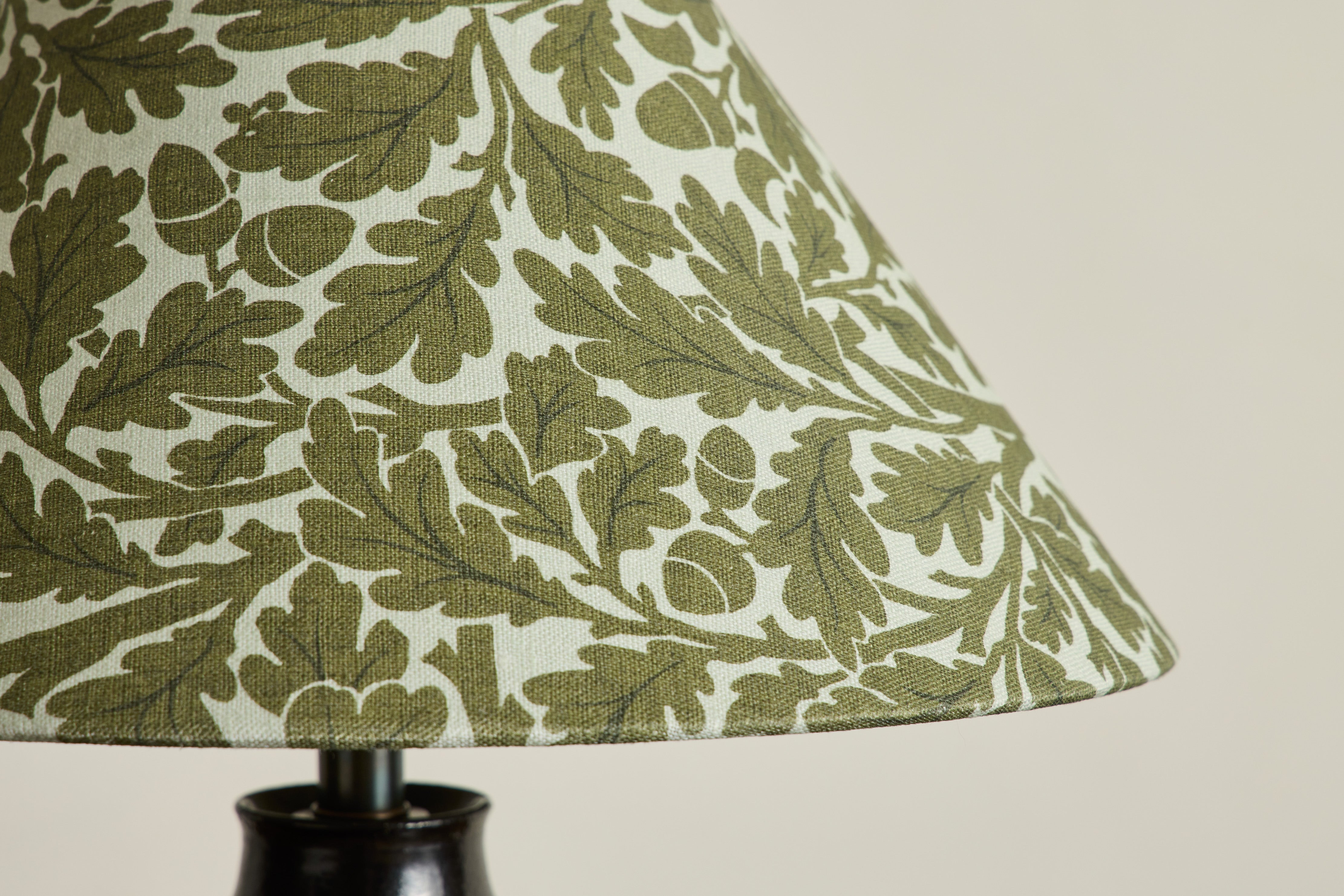 Linen Lampshade in Quercus, Juniper