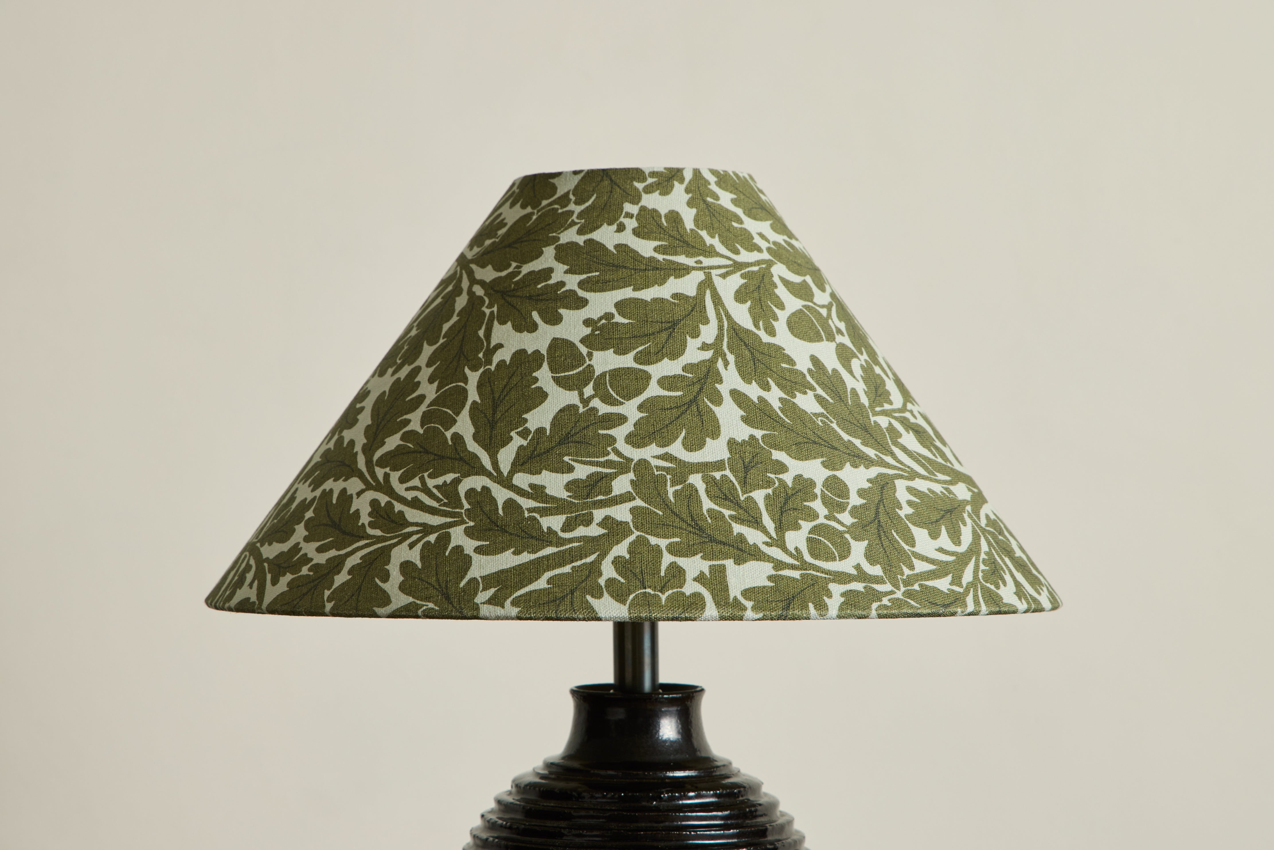 Linen Lampshade in Quercus, Juniper