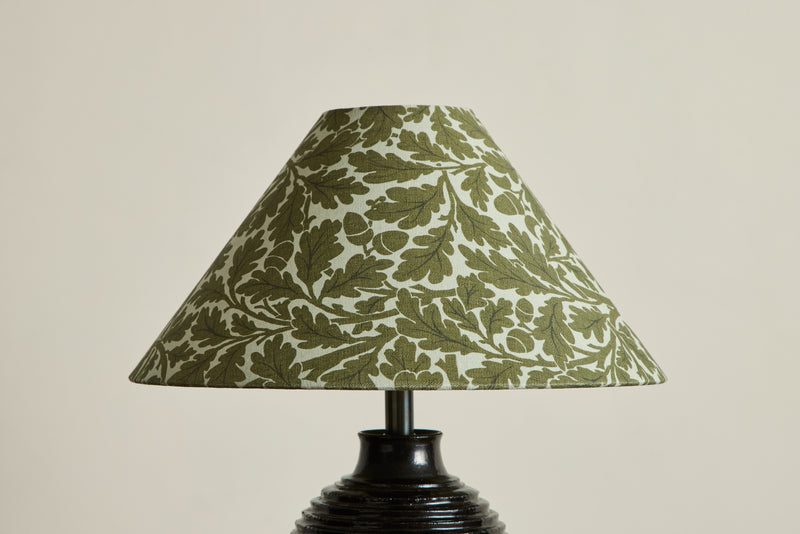 Linen Lampshade in Quercus, Juniper
