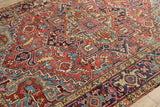 Multicolor Heriz Rug  7’2 X 9’11