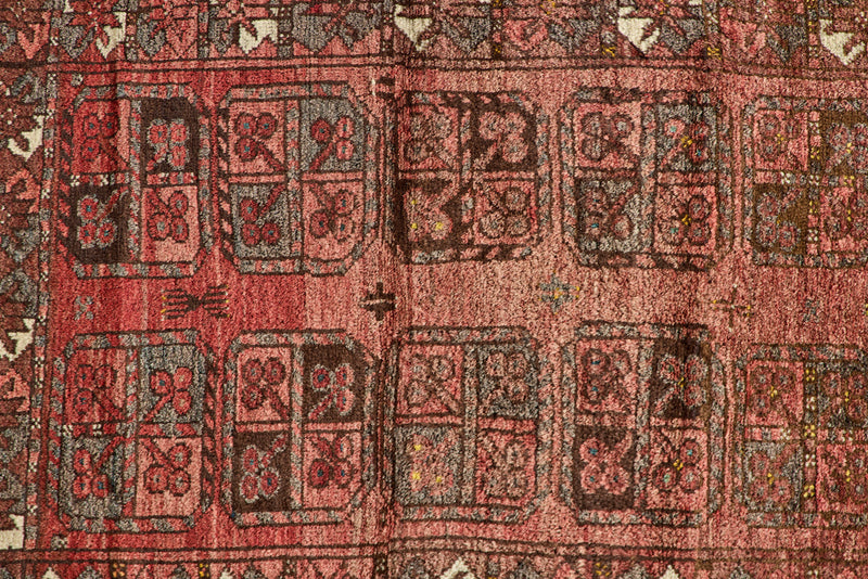 Geometric Baluch Throw Rug 3’ X 3’9