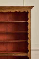 Pine Painted Stepback Cupboard