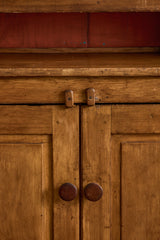 Pine Painted Stepback Cupboard