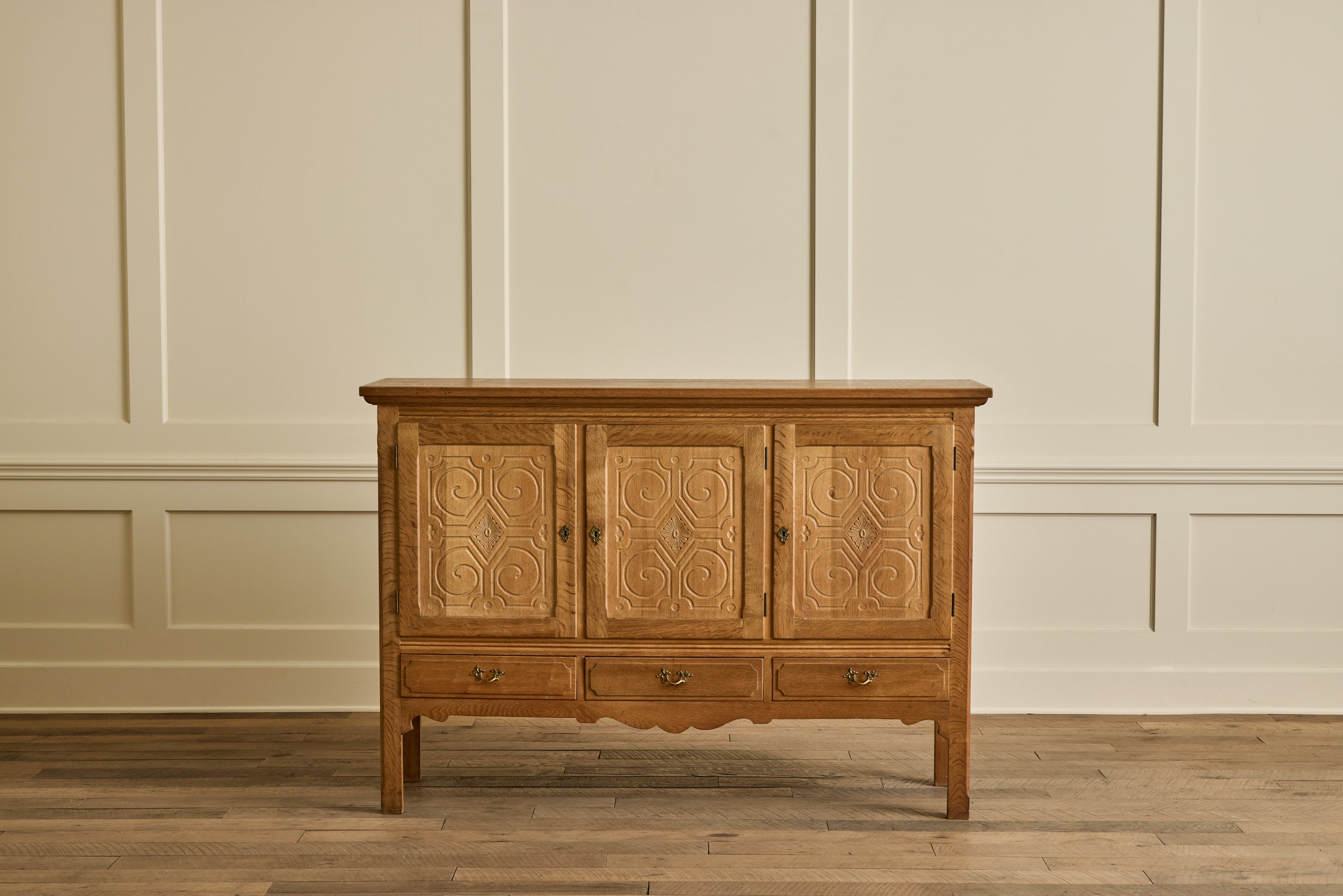 1960s Danish Carved Sideboard