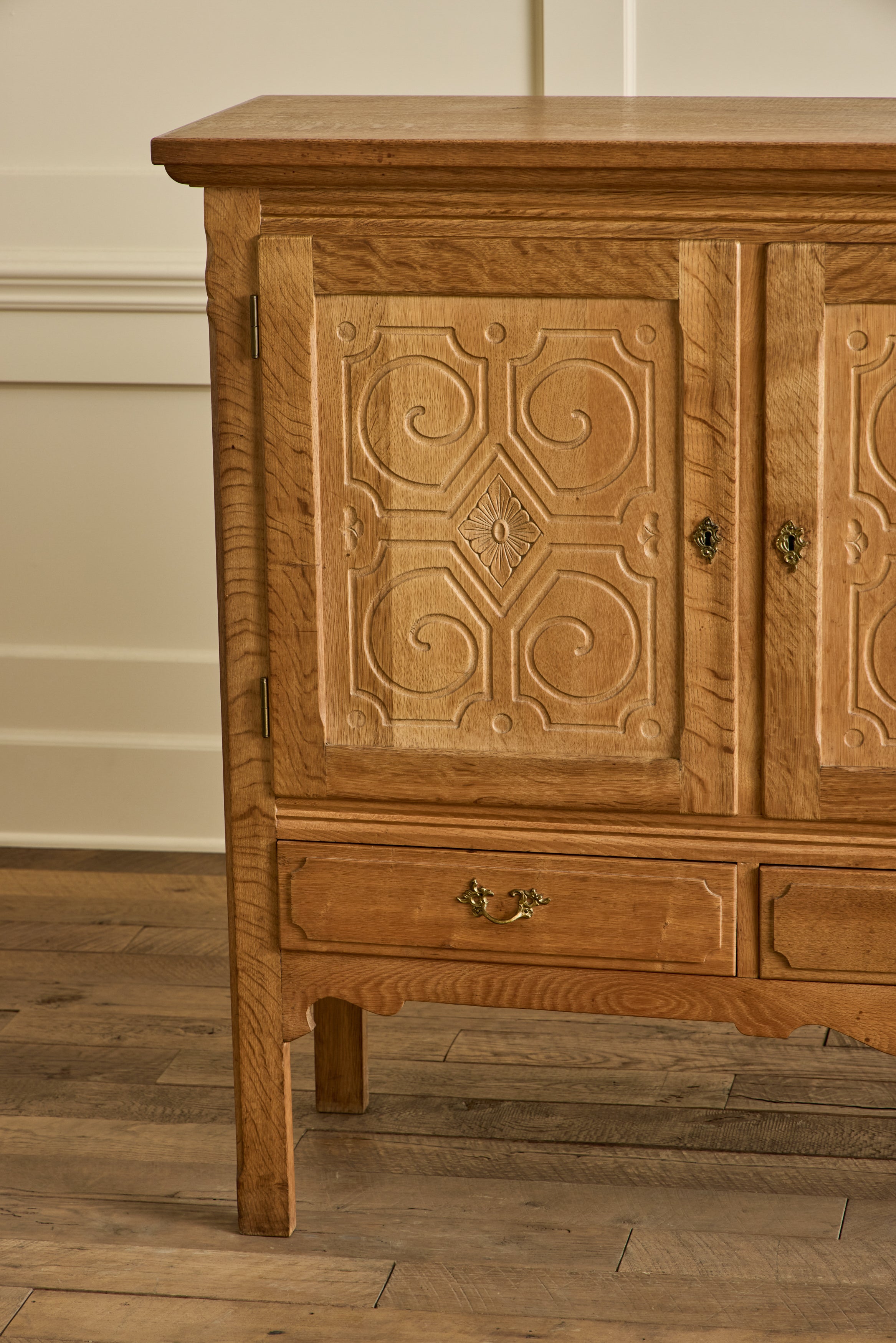 1960s Danish Carved Sideboard