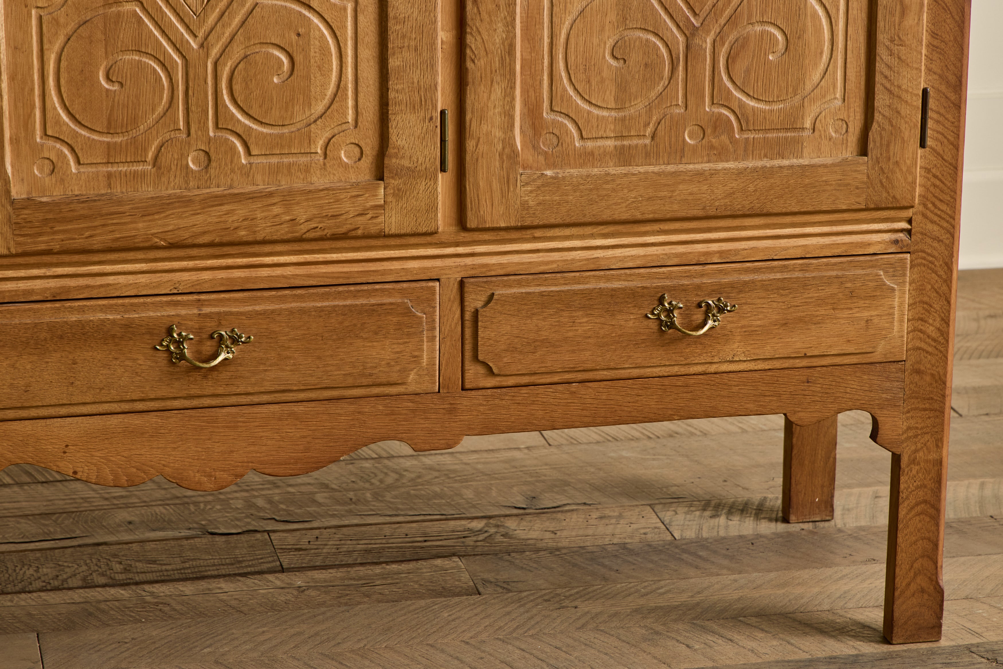 1960s Danish Carved Sideboard