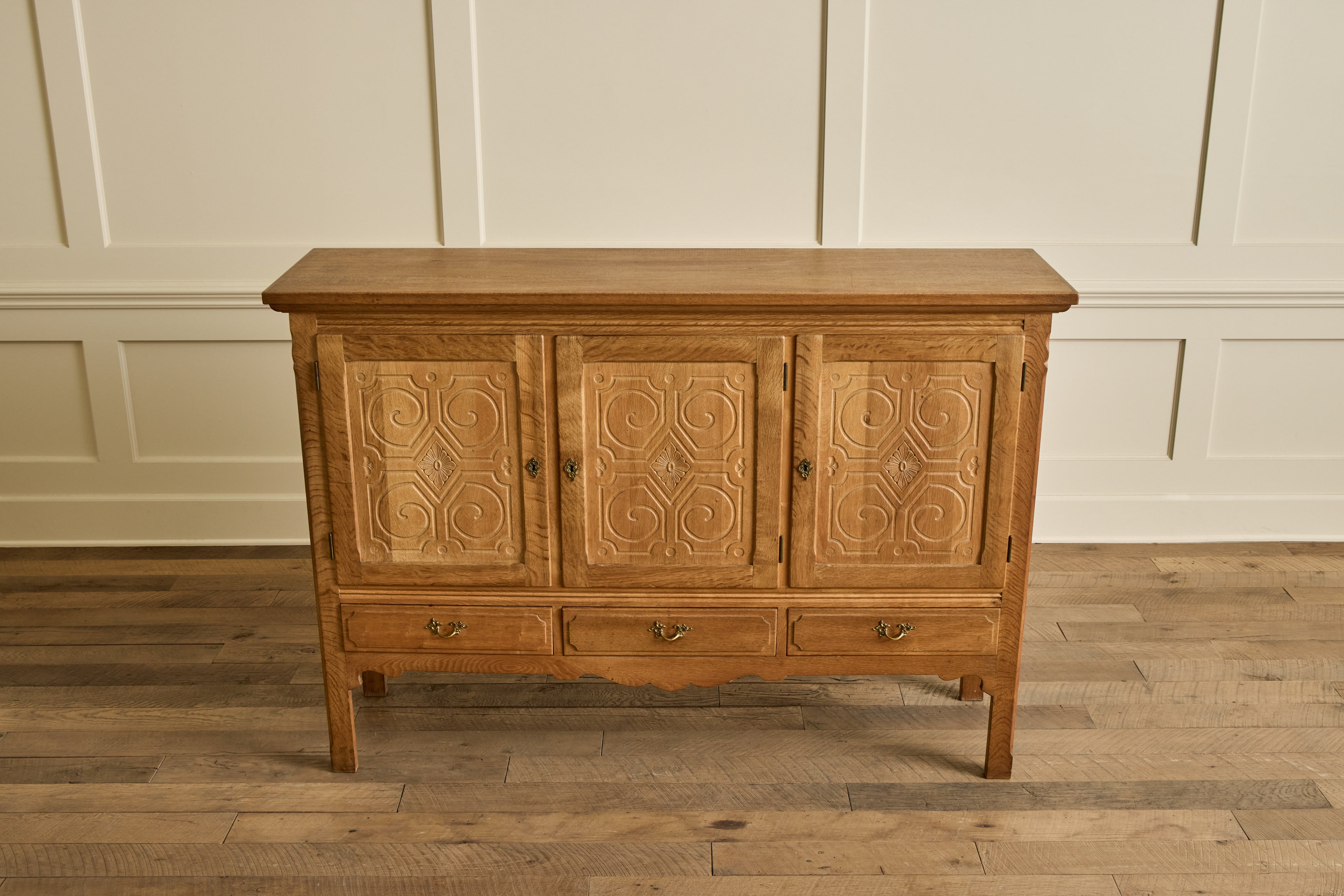1960s Danish Carved Sideboard