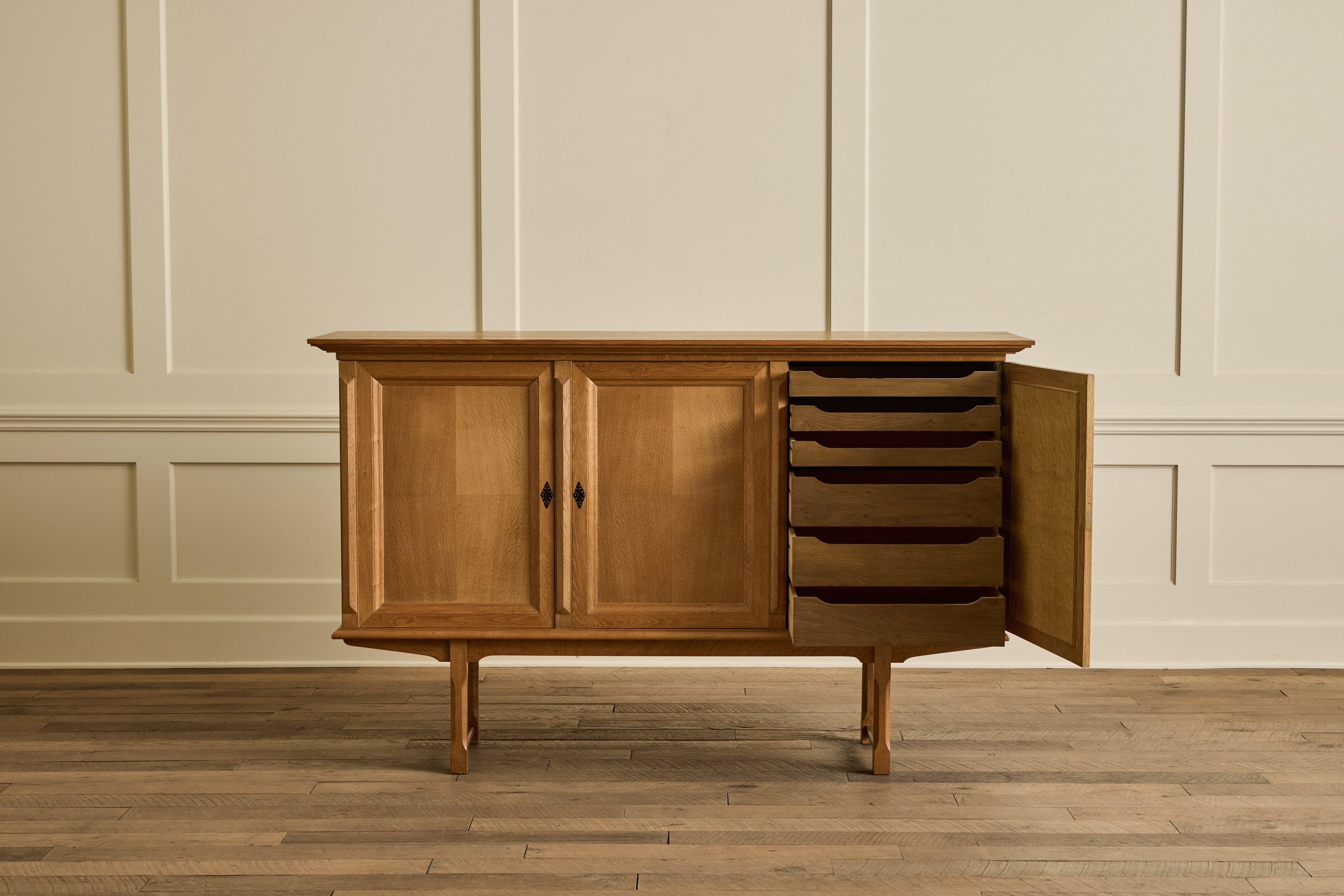 Checkered Inlay Sideboard