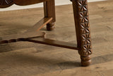 French Carved Oak Dining Table