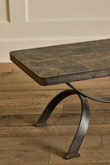 Slate & Iron Coffee Table
