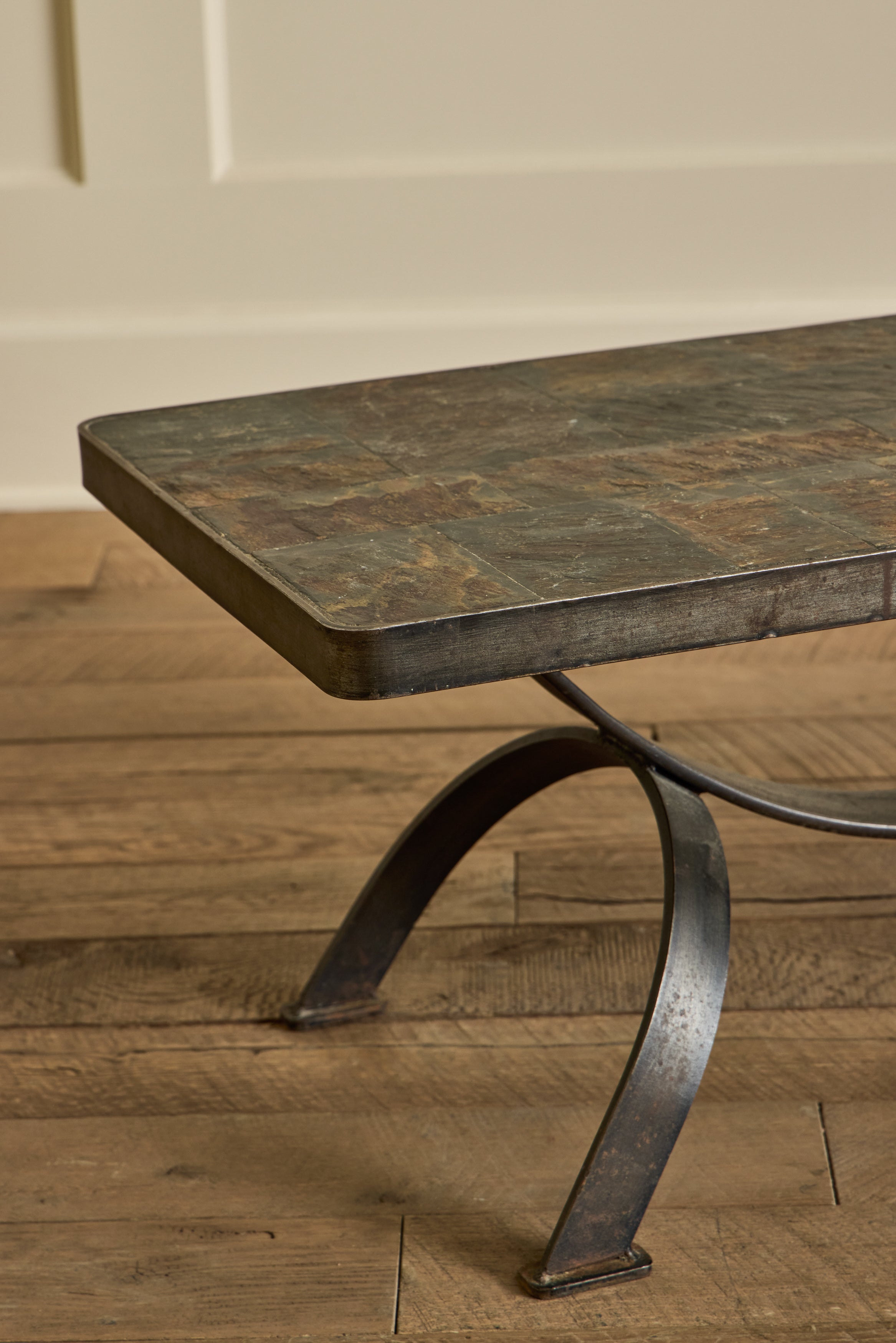 Slate & Iron Coffee Table