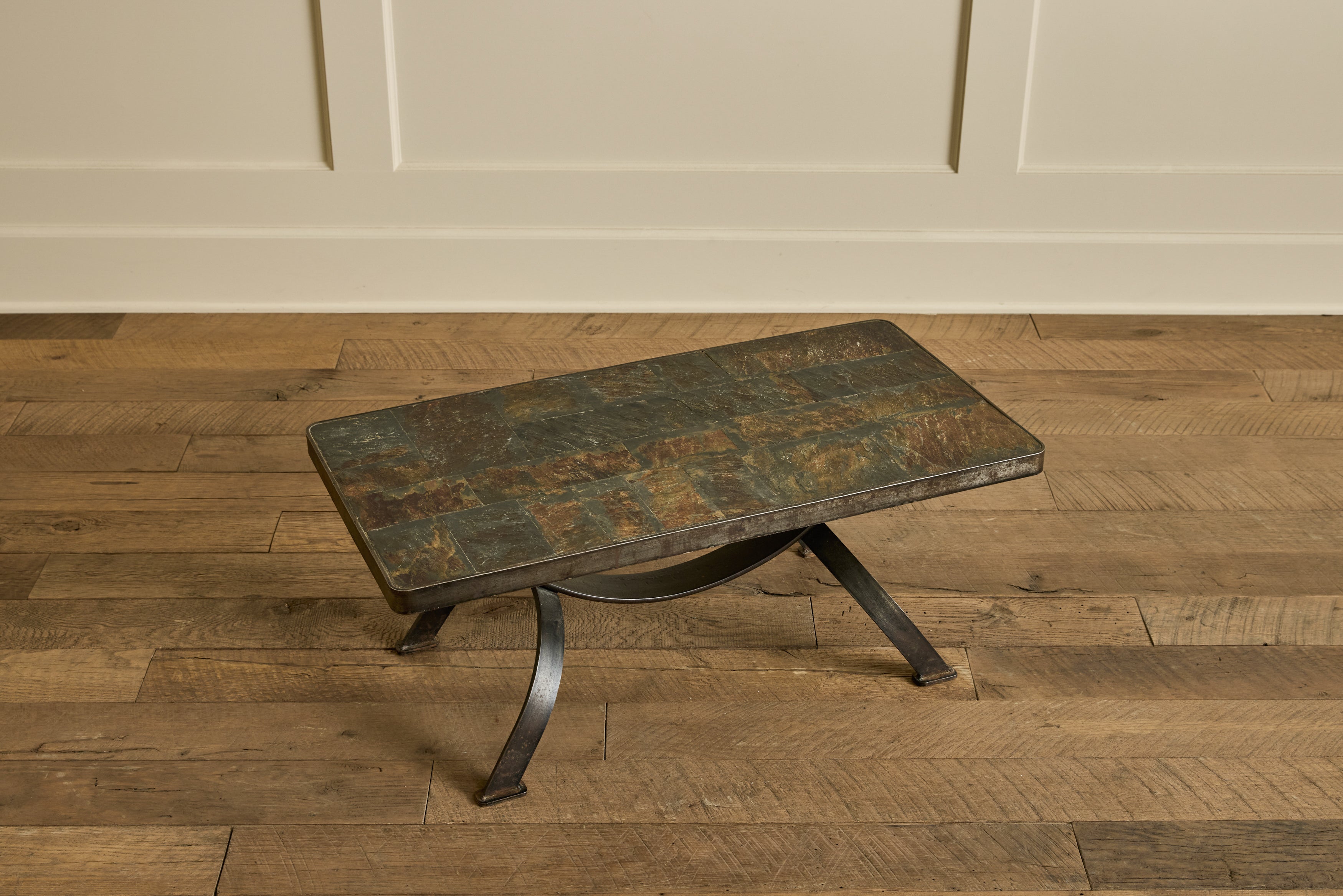 Slate & Iron Coffee Table