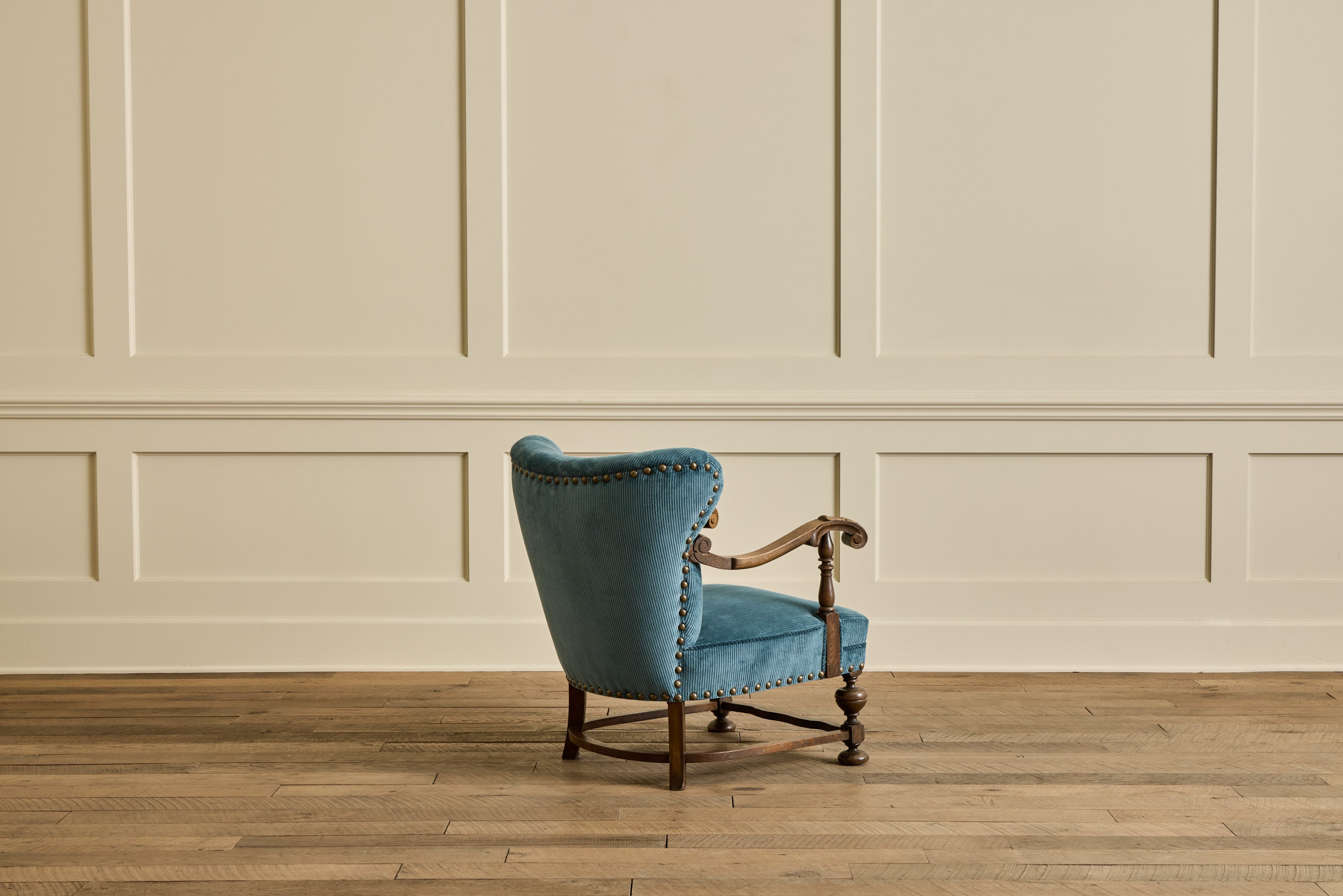 Pair of Scandinavian Wingback Chairs