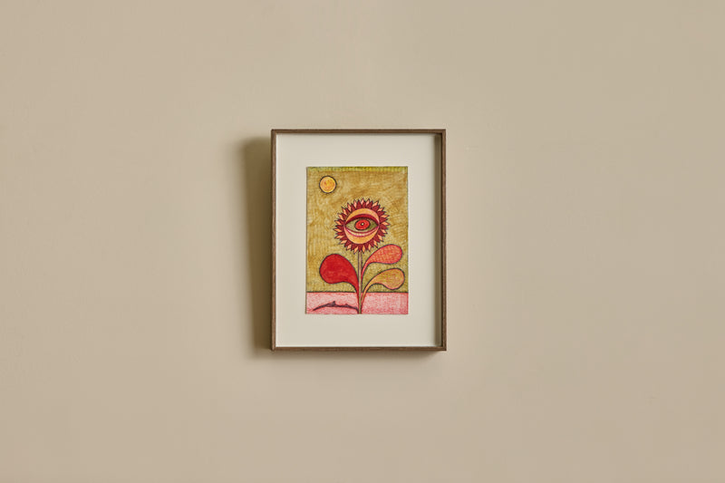 Outsider Flower Drawing