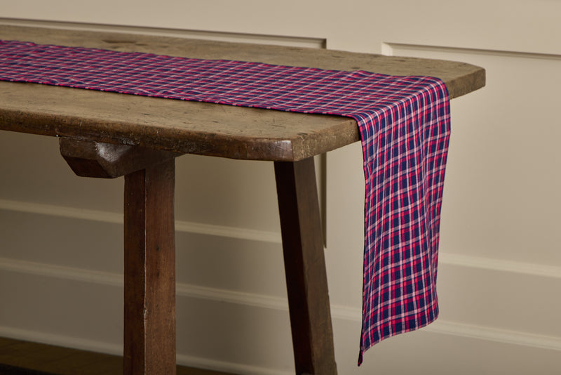 Alexandra Plaid Runner