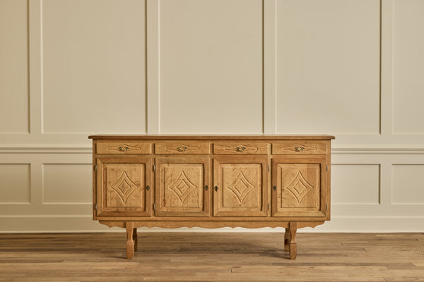Diamond Carved Sideboard