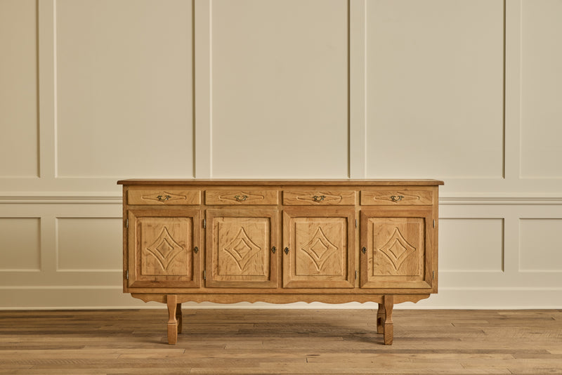 Diamond Carved Sideboard
