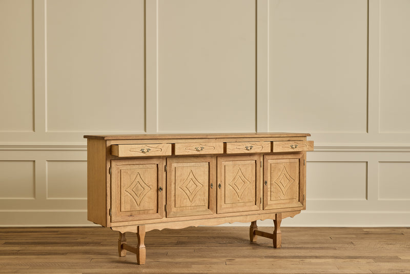 Diamond Carved Sideboard