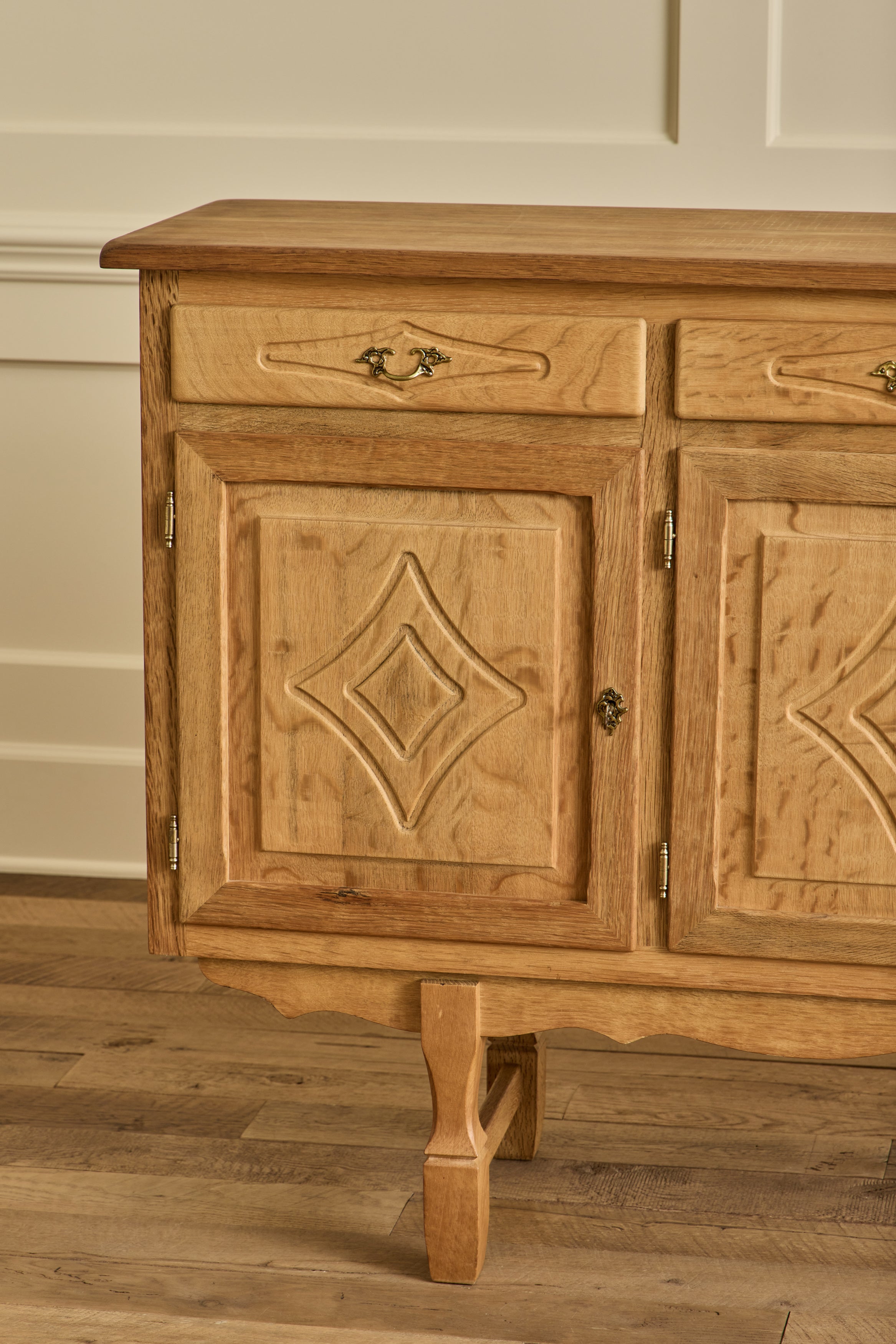 Diamond Carved Sideboard