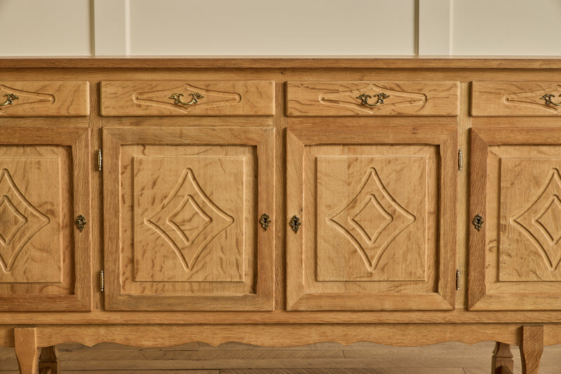 Diamond Carved Sideboard