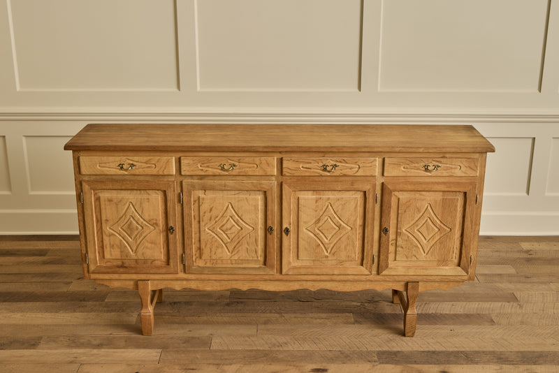 Diamond Carved Sideboard