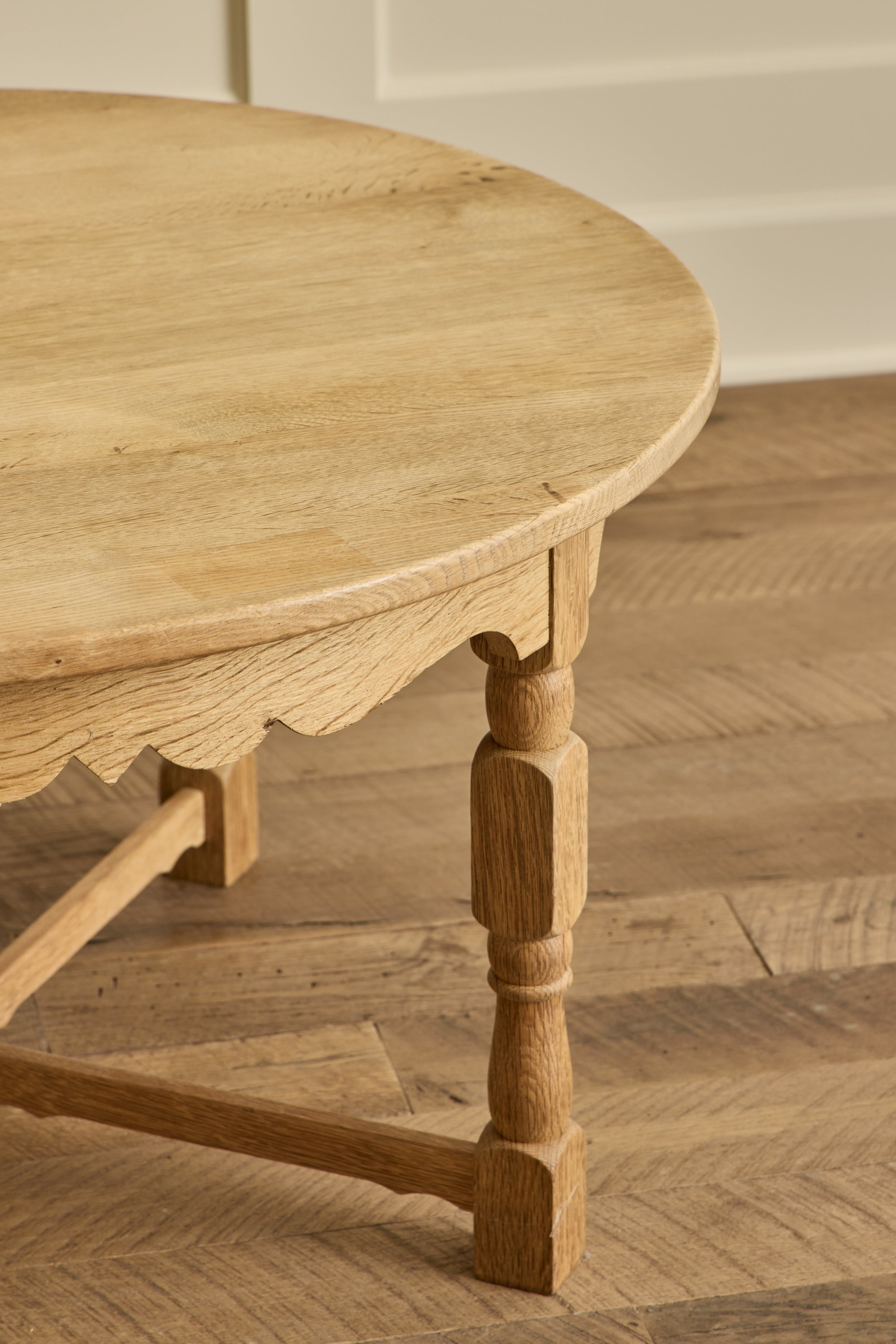 Round Danish Side Table