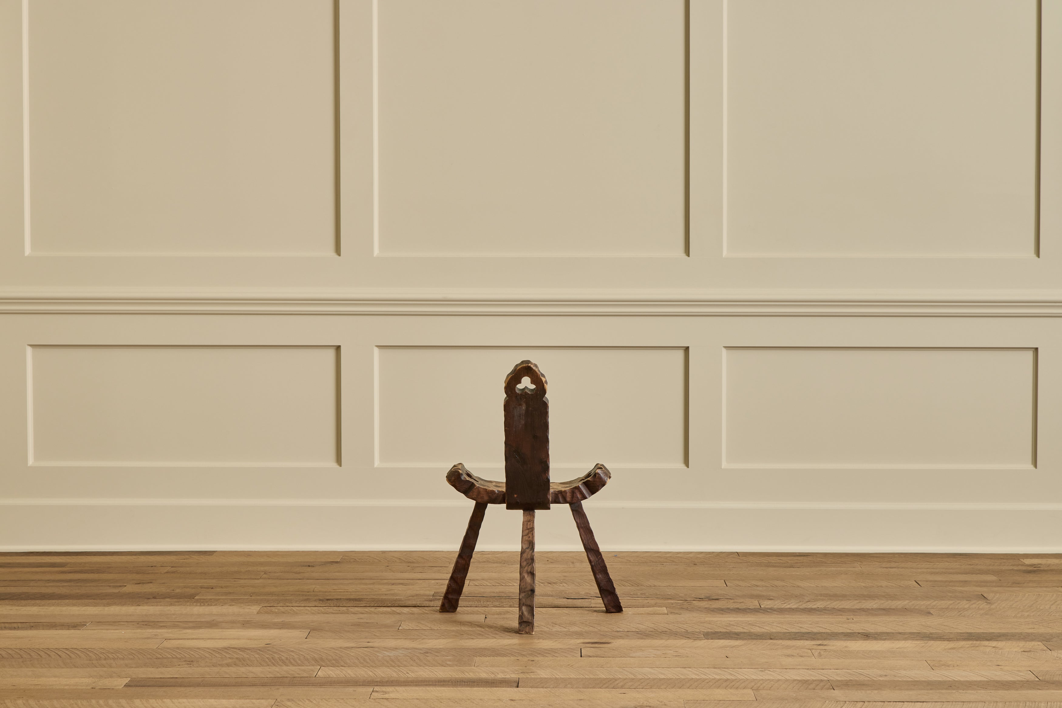 Spanish Carved Oak Side Chair