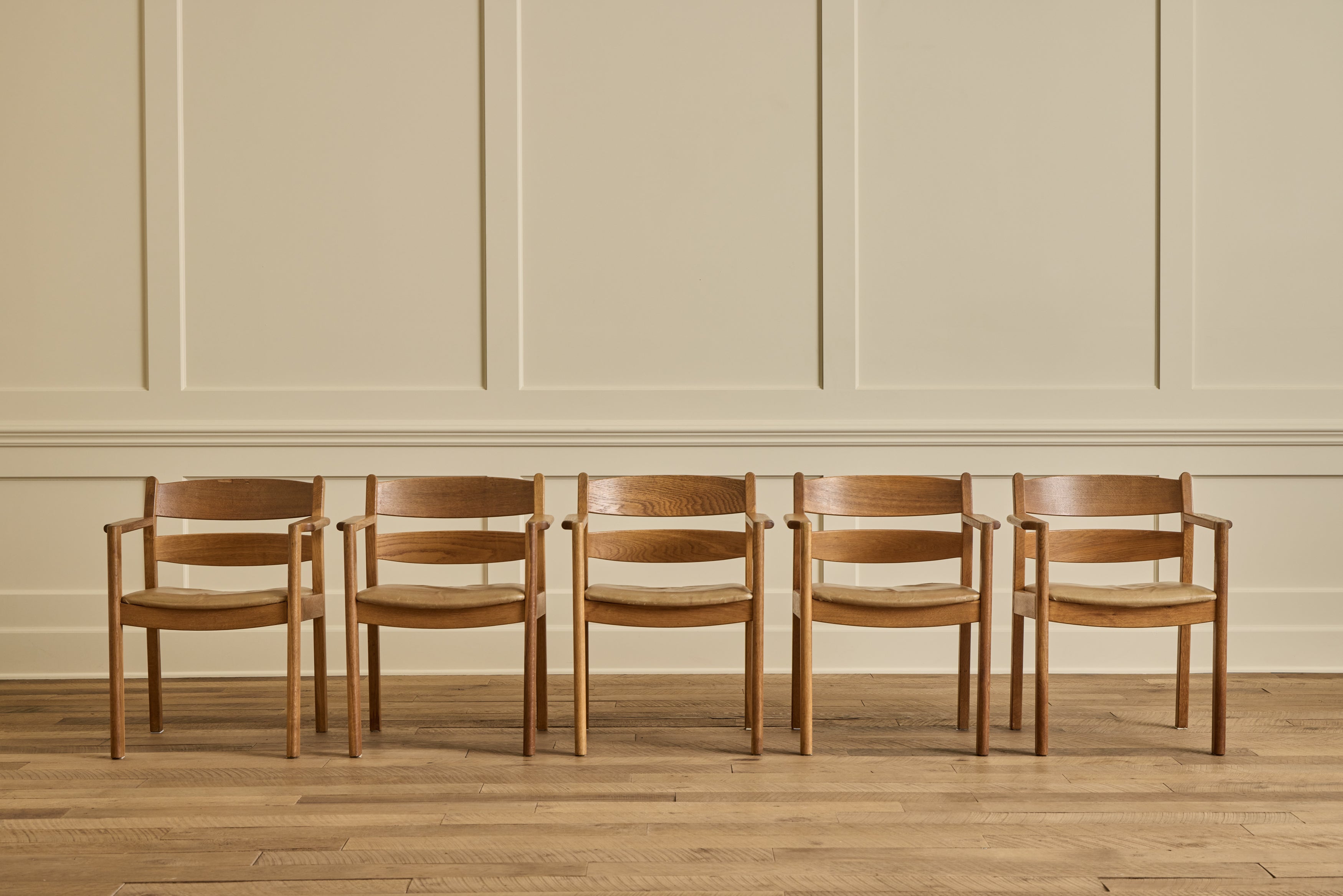 Ostervig Leather & Wood Chair