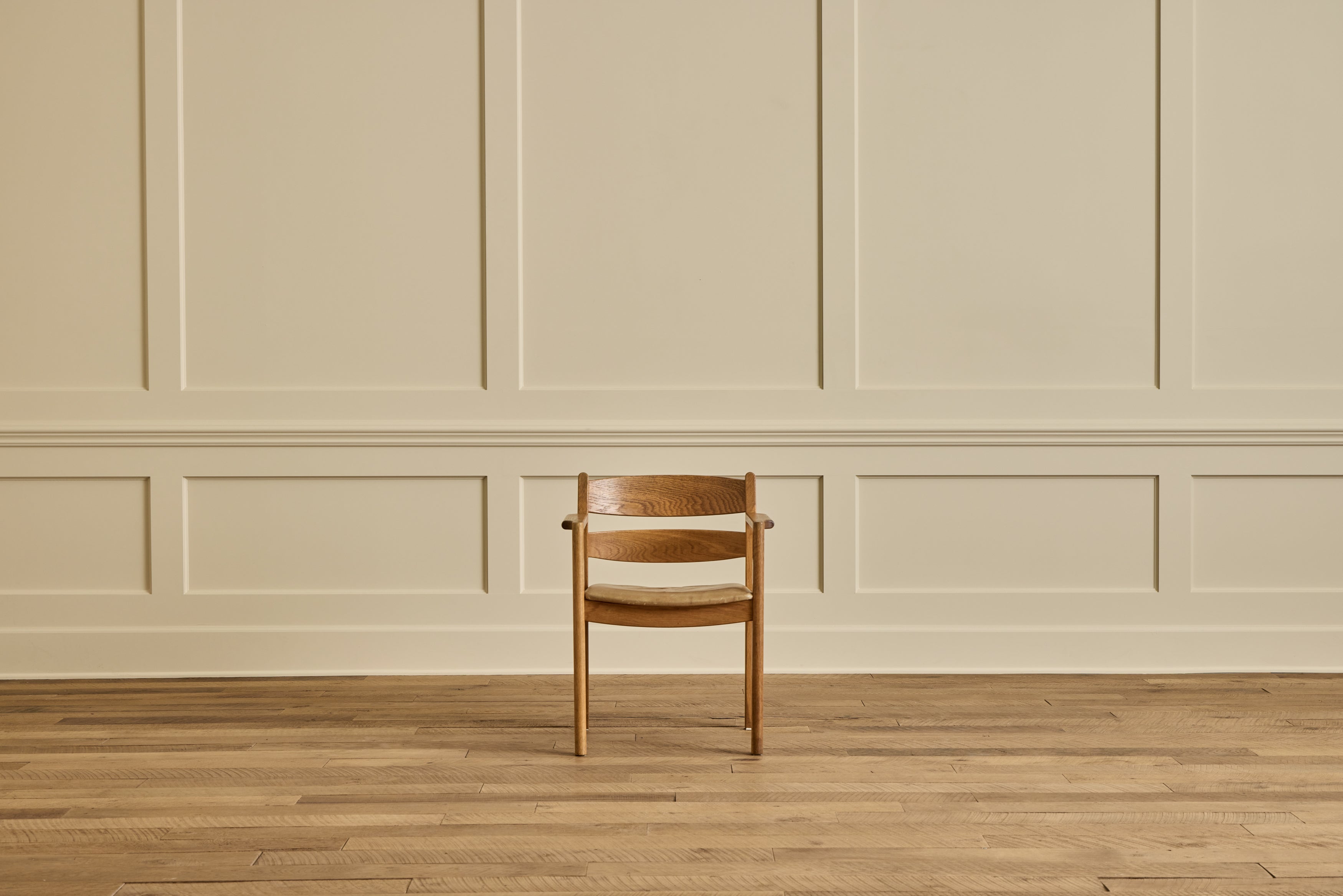 Ostervig Leather & Wood Chair