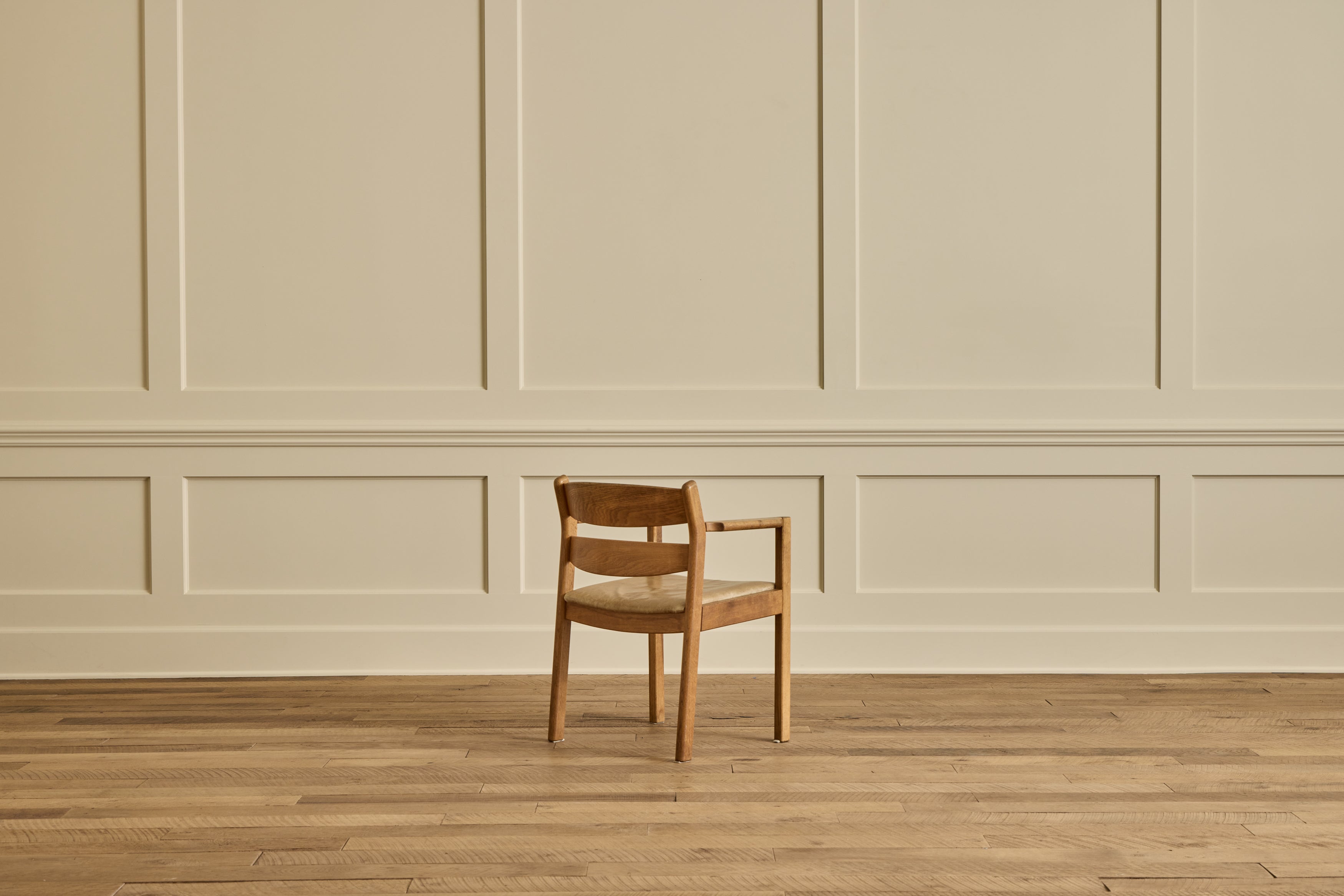 Ostervig Leather & Wood Chair