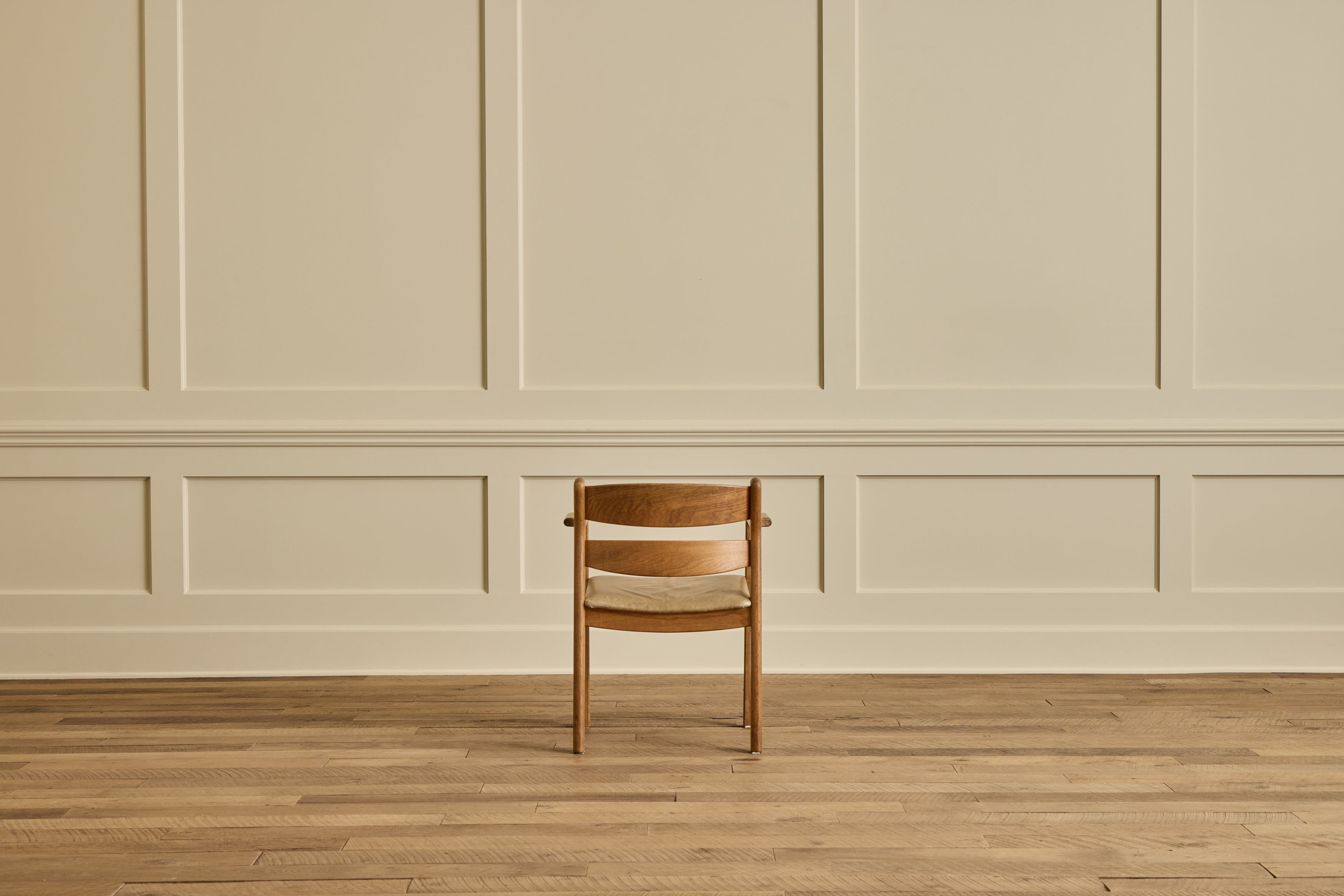 Ostervig Leather & Wood Chair