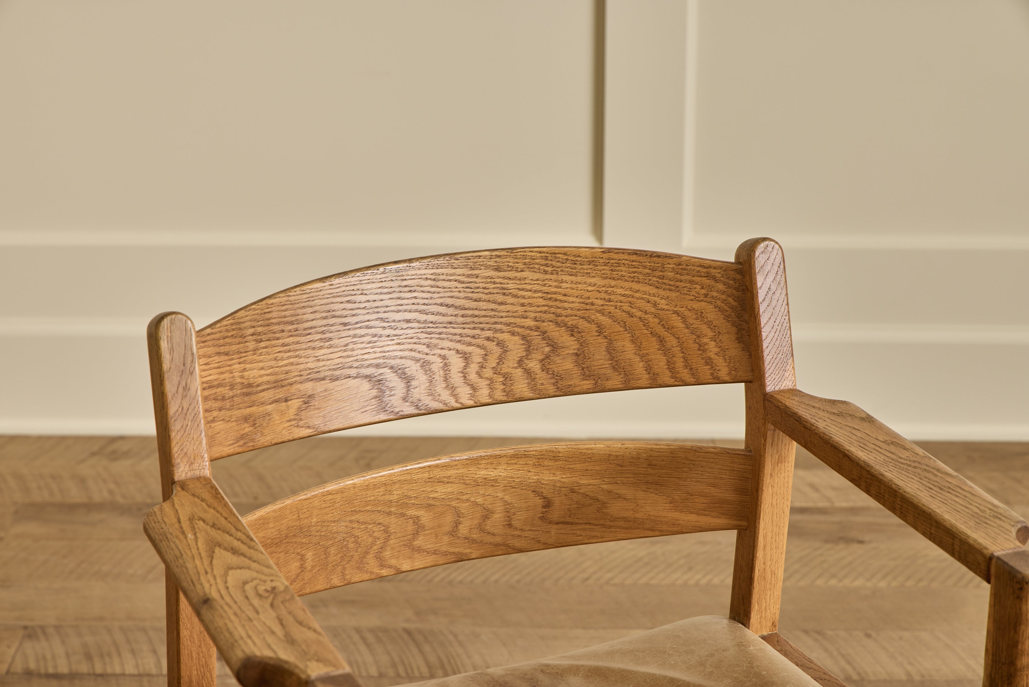 Ostervig Leather & Wood Chair