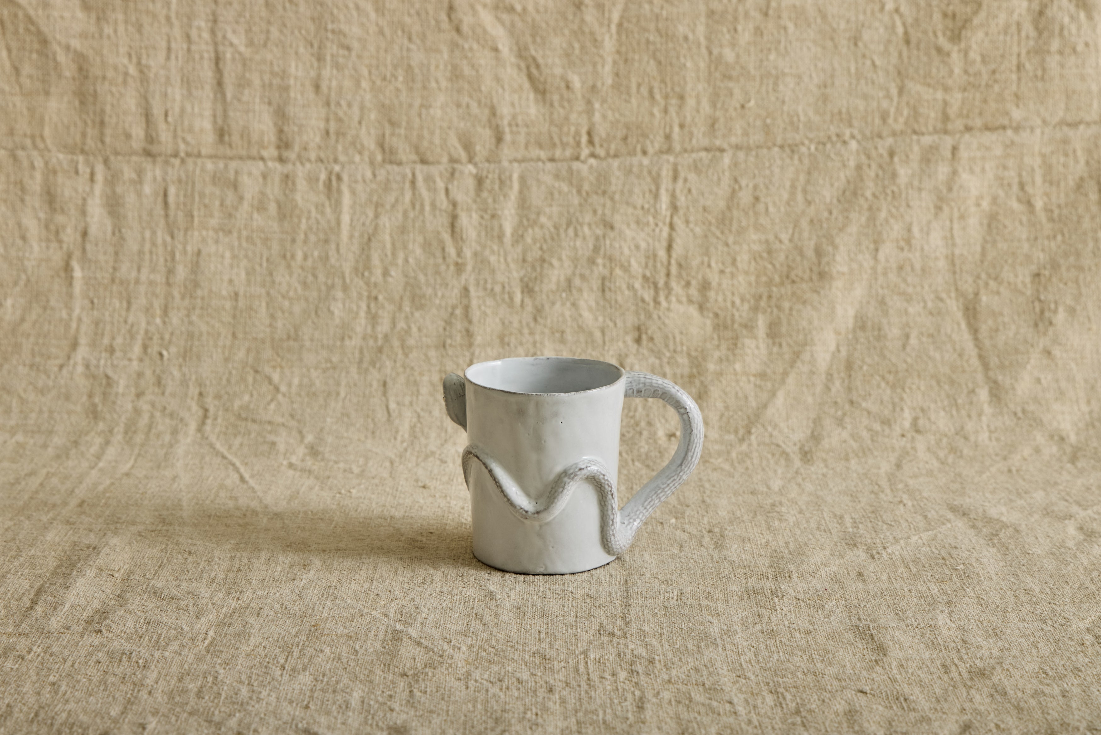 Snake Cup with Golden and Black Eyes