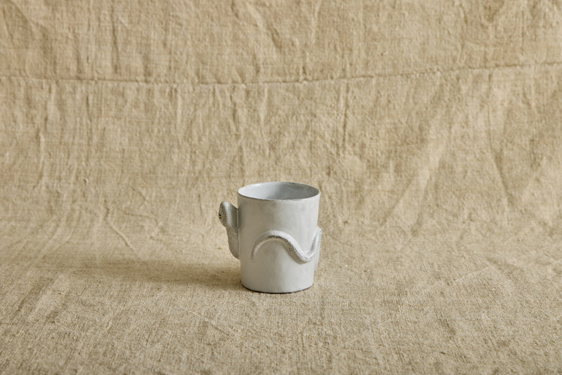 Snake Cup with Golden and Black Eyes