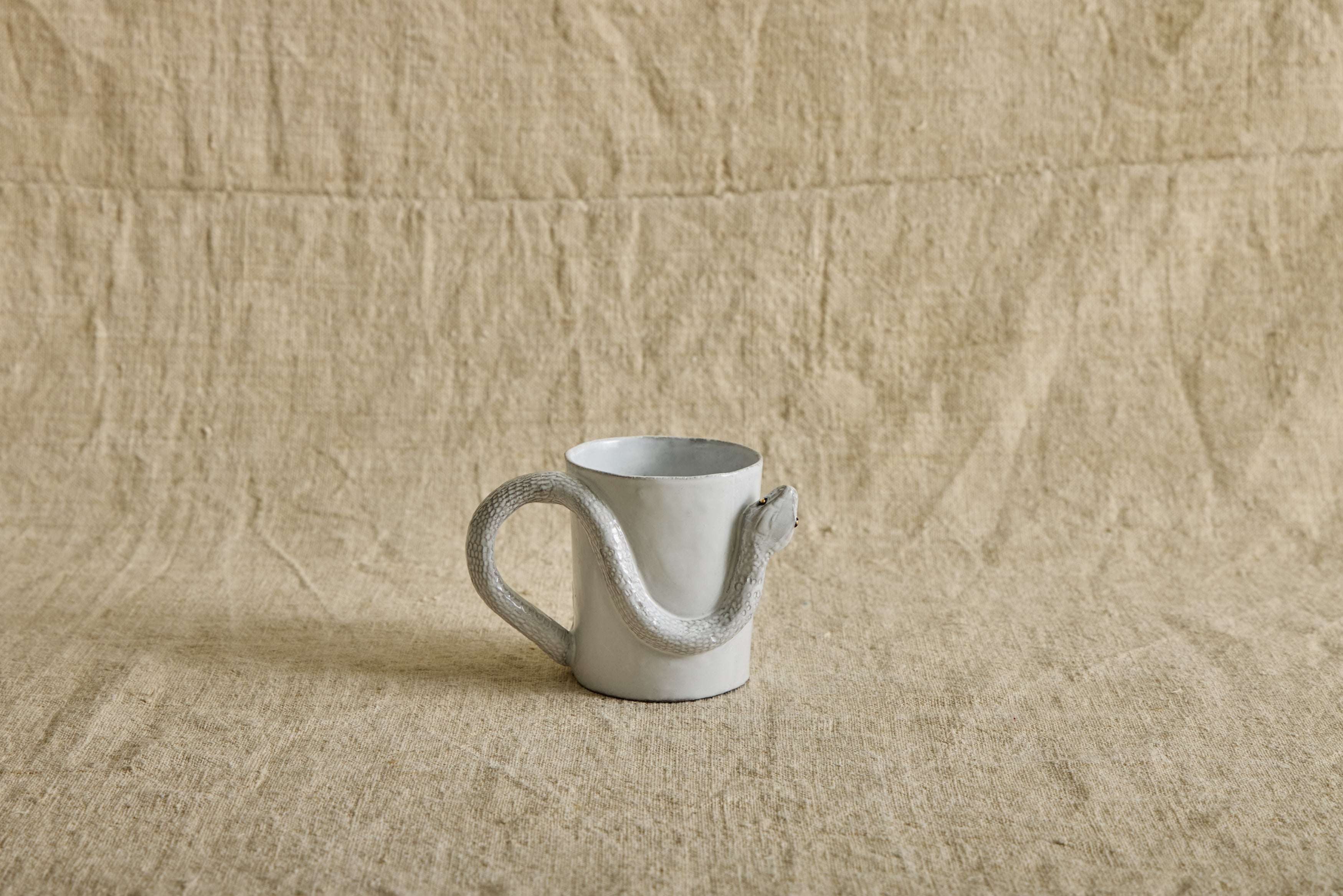 Snake Cup with Golden and Black Eyes