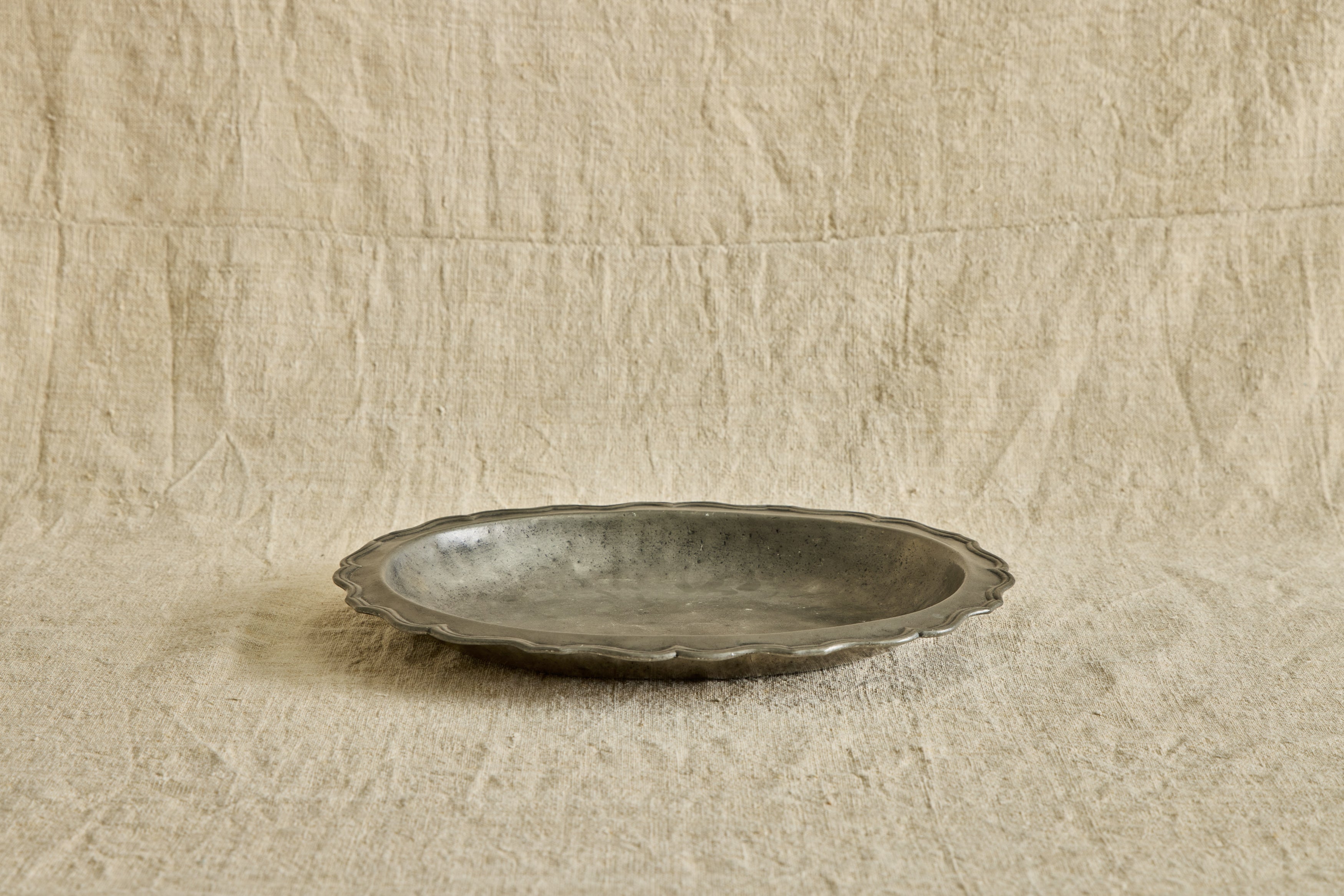 Pewter Oval Tray