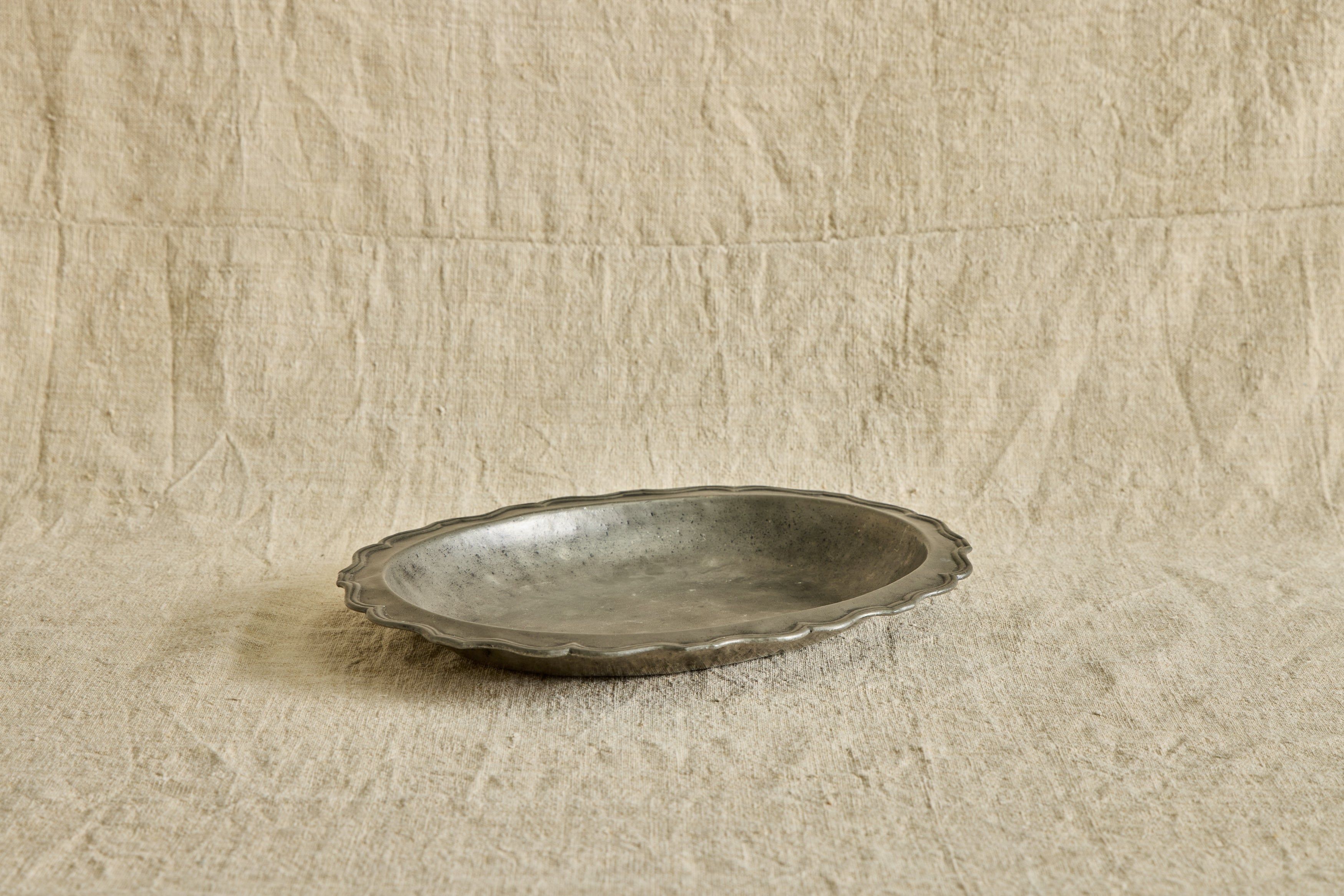 Pewter Oval Tray