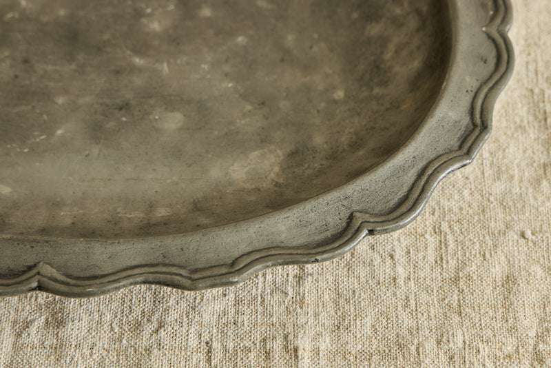 Pewter Oval Tray