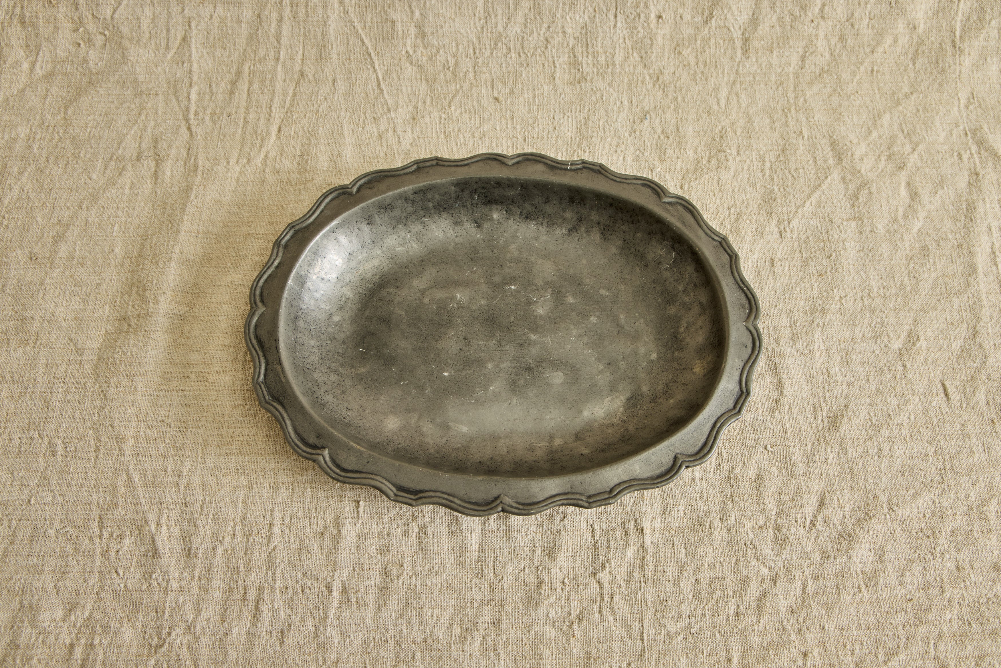 Pewter Oval Tray