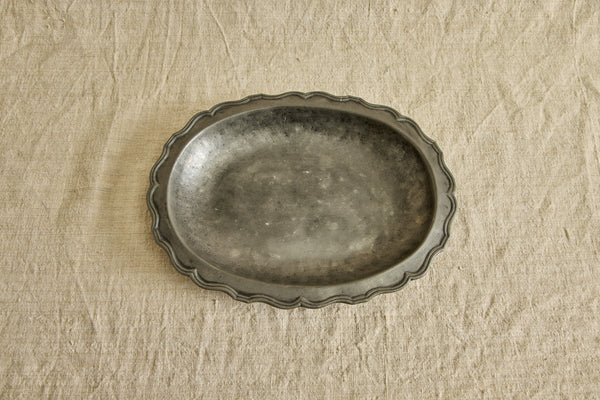 Pewter Oval Tray