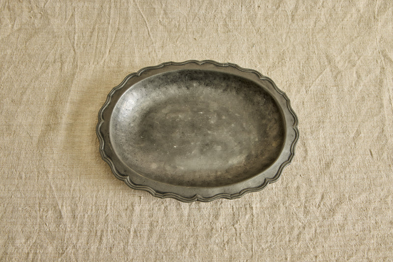 Pewter Oval Tray