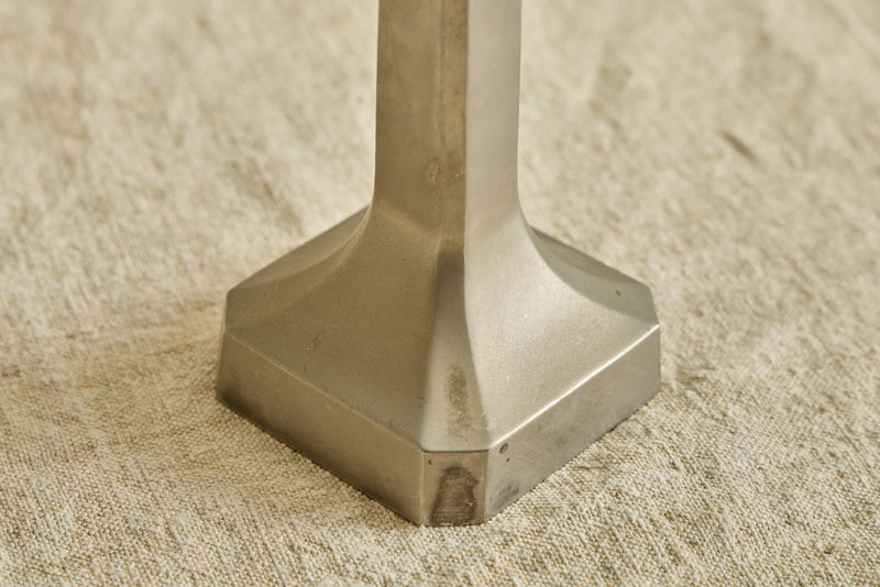 Pair of Pewter Candle Holders