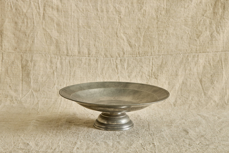 Pewter Compote