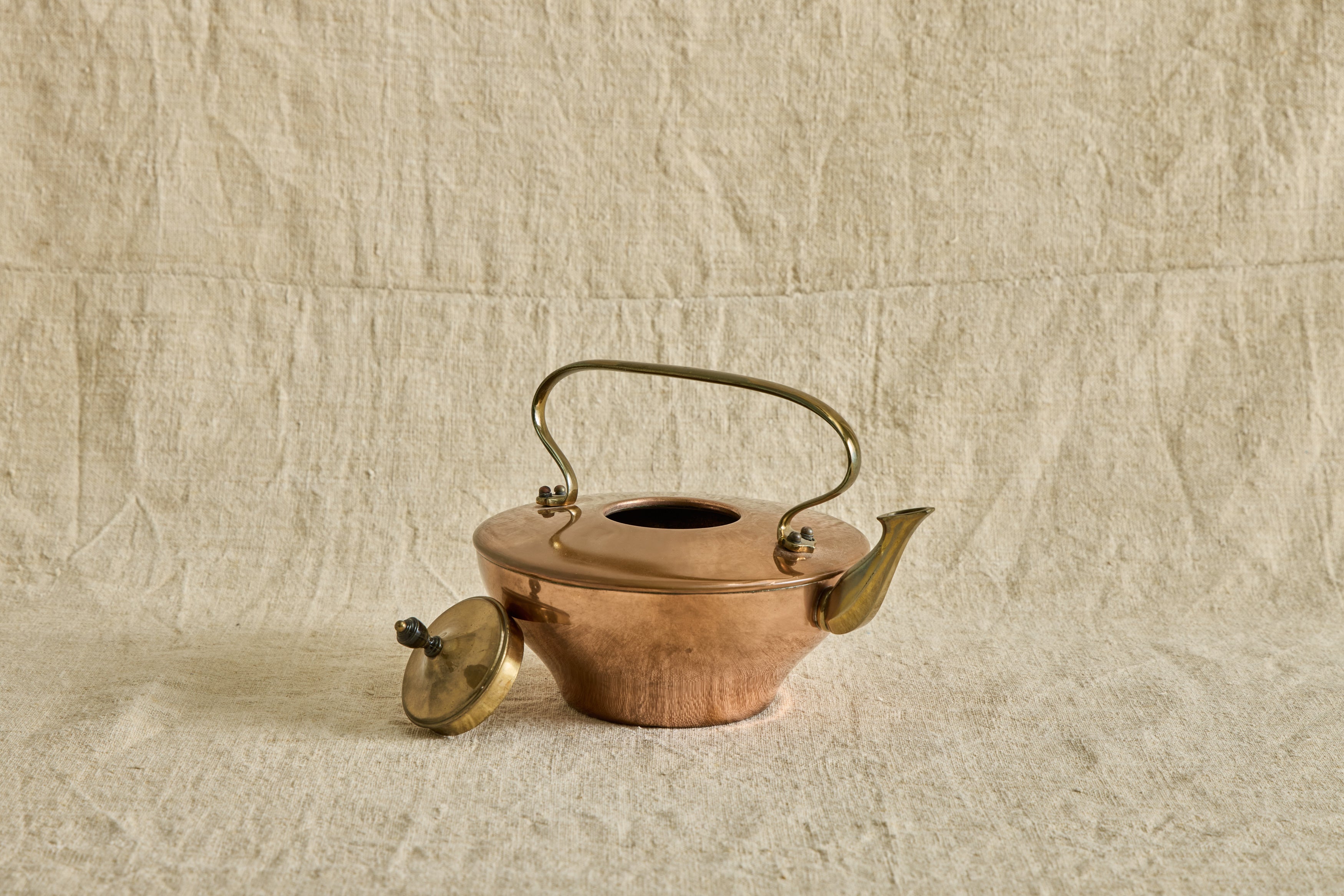 Brass & Copper Teapot