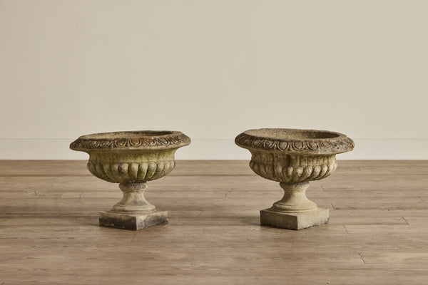 Pair of Concrete Urns (LA)