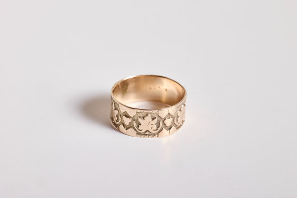 Victorian Etched Ring