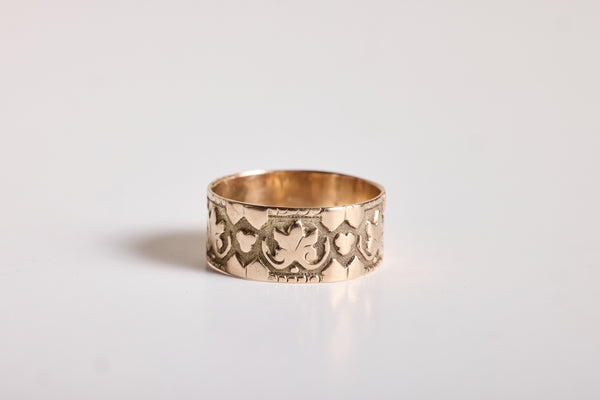 Victorian Etched Ring