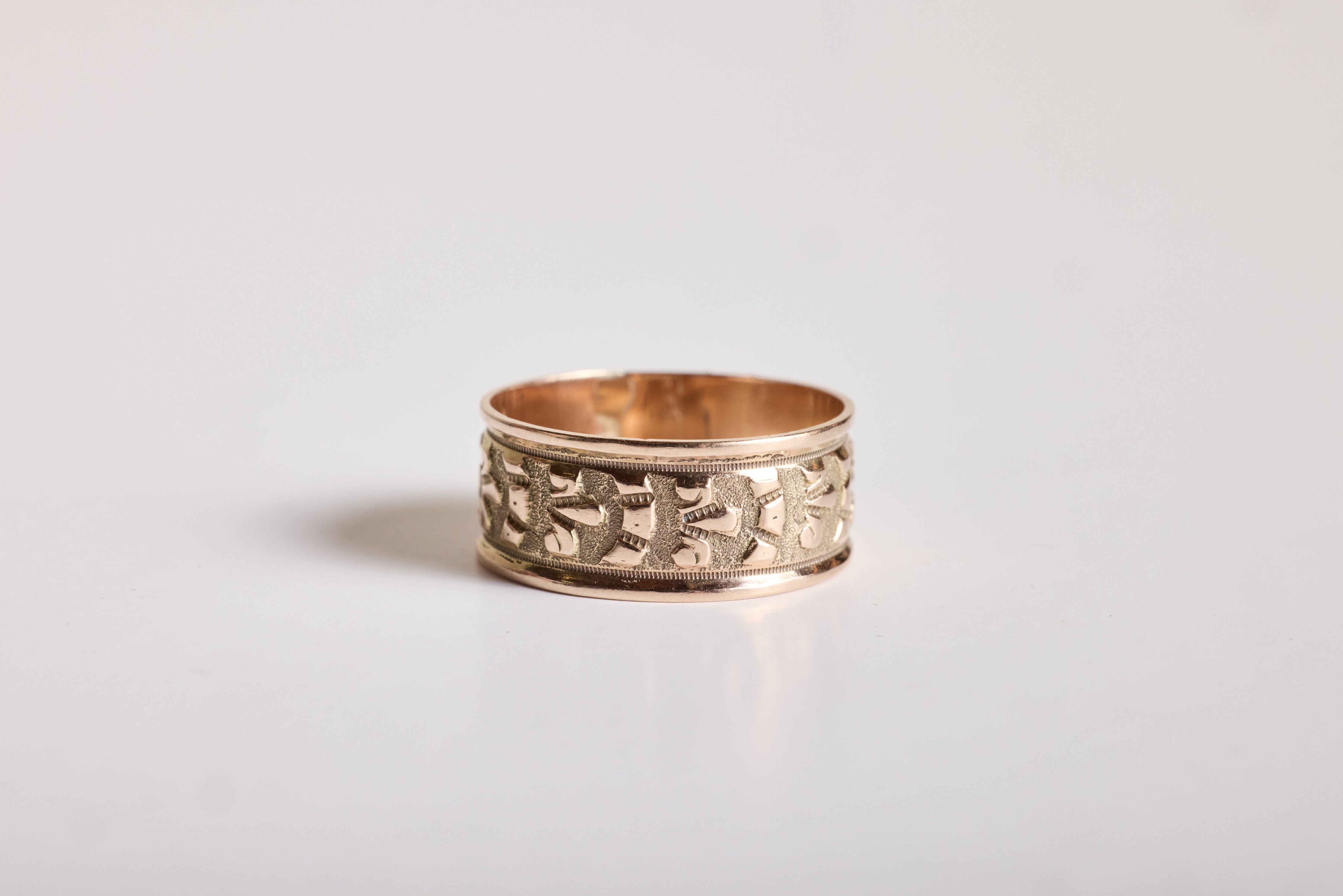 Victorian Etched Ring